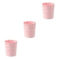 thumbnail image 3 of Wweixi Durable Trash Bin With Anti Slide Bottom Reliable And Convenient Prevents pink medium-sized 3Set, 3 of 6