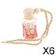 thumbnail image 1 of 6x Dije Recargable Botella de Perfume de Vidrio Vacía Colgante Decoración Colgante para 6 piezas, 1 of 10