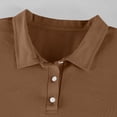 thumbnail image 5 of Breathable Shirt for men with Polo Collar and Button Front, Lightweight Breathable Shirt for Summer Office Days Business Casuals Golf Outings DinnerDaily Commutes Work Wear Coffee XXL, 5 of 8