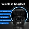 thumbnail image 5 of Headphones, Bluetooth 5.2 Wireless Earbuds With LED Digital Display Charging Case, Low Power Noise Cancellation HD Sound Quality Suitable For Sports/Games, 5 of 9