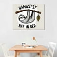 thumbnail image 2 of Orinice Cute Sloth Fine Art Aesthetic Poster & Print Wall Painting for Classroom Kitchen Office, Canvas Wall Art Decor for Living Room Bedroom Home Office 20x16in, 2 of 6