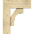 thumbnail image 3 of Ekena Millwork 8"W x 22"D x 26"H Westlake Block Rough Sawn Bracket w/ Offset Brace, Douglas Fir, 3 of 25