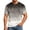 Grey, variant on T Shirts for Man Gradient Color Graphic Printed Cotton Short Sleeve Round Neck Casual Street Fashion Daily Loose Fit Tops Mens Tops Green L