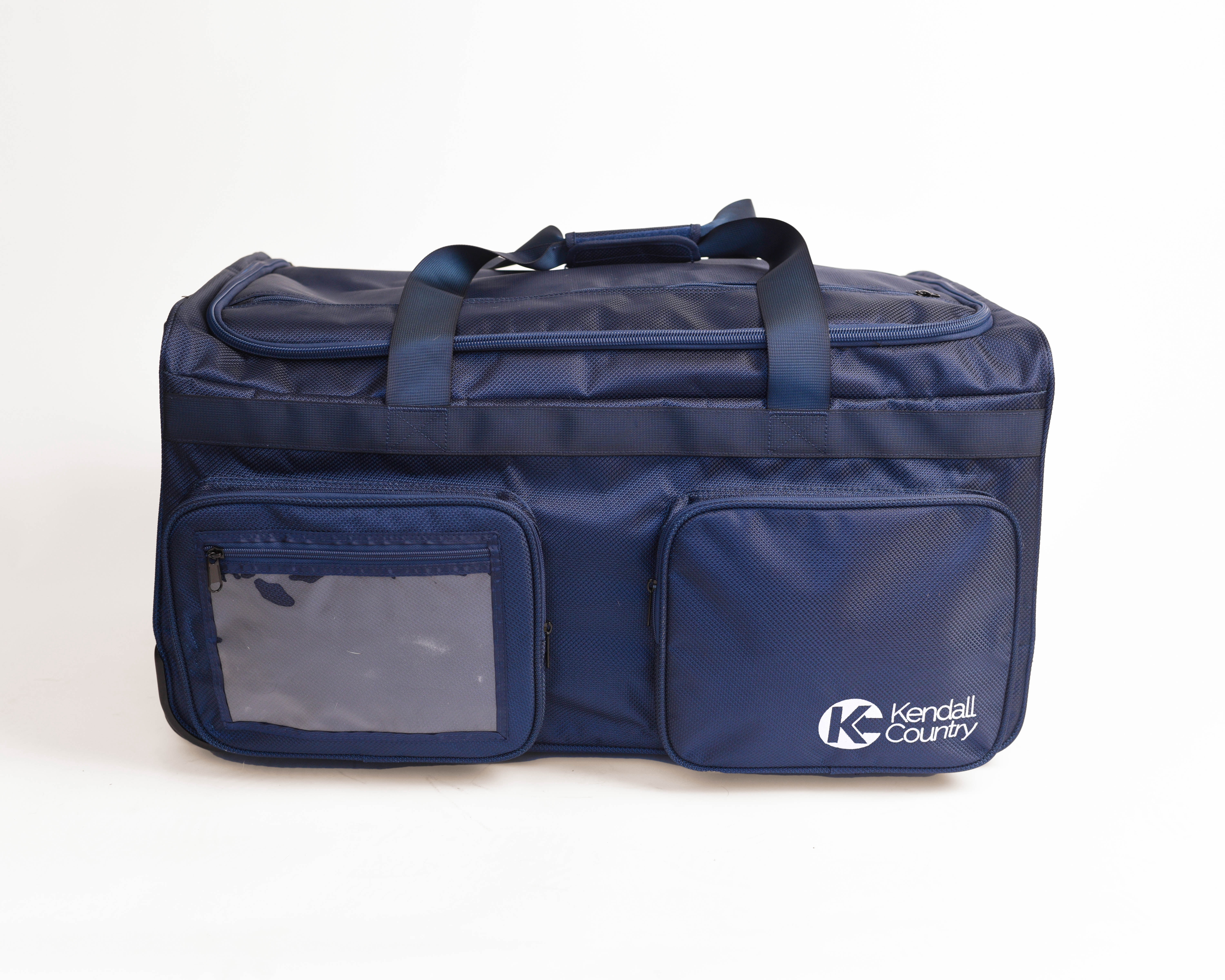 Kendall Country Dance Rolling Duffel with Garment Rack, Midnight Blue, Large, 28-inch