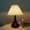 B, variant on Hxlamzoo Bedside Lamp for Bedroom, Vintage Farmhouse Table Lamps for Nightstand with Fabric Shade, Desk Lamp for Kids Reading, Home Office