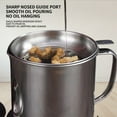 thumbnail image 6 of Grease Container for Bacon Fat Cooking Oil Keeper with Strainer & Lid, Stainless Steel Fryer Pot, Easy Grip Handle Kitchen Reusable Oil Storage 37 oz, 6 of 6