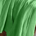thumbnail image 5 of on Clearance Womens Skirt Elastic High Waist Long Maxi Skirt Women's Summer New High Waist Cool And Comfortable A-line Skirt Large Size Temperament Elastic Waist Mid Length Skirt Ndbuld,Green, 5 of 5