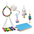thumbnail image 5 of 7 Pcs Birds Toy Sets Animal Chew Toys Kits F / Budgerigars Budgie Birds Mice, 5 of 9