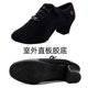 thumbnail image 3 of Zapatillas de deporte para mujer, zapatos de baile latino, salón de baile, suela suave, tela, Tango, Jazz, Salsa, zapatos de baile de tacón medio, baile antideslizante para mujer, 3 of 5