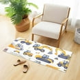 thumbnail image 6 of Bath Mat Soft Plush Non-Slip Absorbent Bathroom Rugs 39"x20" Excavator Dump Truck, 6 of 8