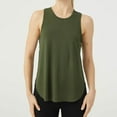 thumbnail image 5 of AherBiu Workout Tank Tops for Women Side Wrap Slit Crewneck Yoga Camisole Tops Sleeveless Lightweight Shirts, 5 of 6