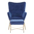 thumbnail image 2 of Izzy Contemporary Chair with Ottoman by LumiSource, 2 of 9