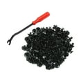 thumbnail image 1 of Unique Bargains 100 Pcs Rivets en Plastique 7mm Clips de Pare-Chocs Attaches de Panneau Kit de Vis, 1 of 5