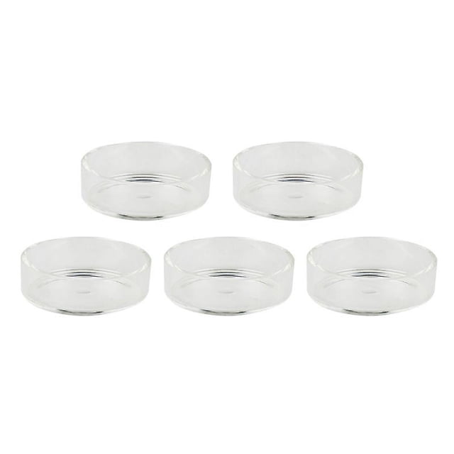 5 platos de comida para camarones.