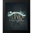 thumbnail image 2 of Allen, Kimberly 20x24 Black Modern Framed Museum Art Print Titled - His Love Never Fails, 2 of 5