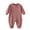 Coffee, variant on Nilvkv Newborn Onesies, Newborn Sleepers, Toddler Ribbed Round Neck Long Sleeve Romper Soft Cotton Lightweight Breathable Spring Summer One-Piece Purple 12-18 Months