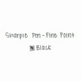 thumbnail image 5 of Sharpie Felt Tip Pens, Fine Point (0.4 mm), Black, 2 Count, 5 of 5