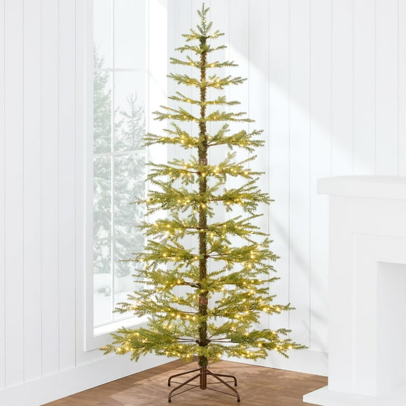 Árbol de Navidad Best Choice Products preiluminado de 9 pies con luces LED