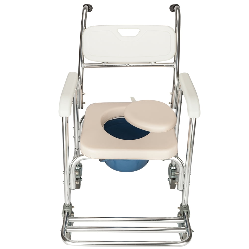 Zimtown Shower Chair bedside Commode casters and Comoros Ubuy