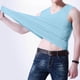 thumbnail image 3 of Ceisia Men's Slim Fit Solid Color Seamless V-Neck Sleeveless Tank Top Gift, 3 of 5
