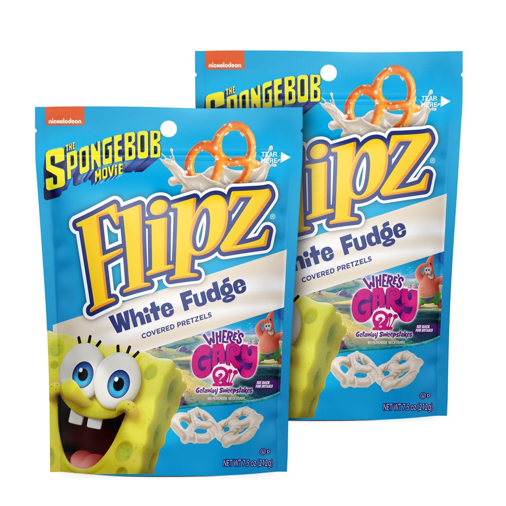 Flipz White Fudge Covered Pretzels, 7.5 Oz. (2 Pack)