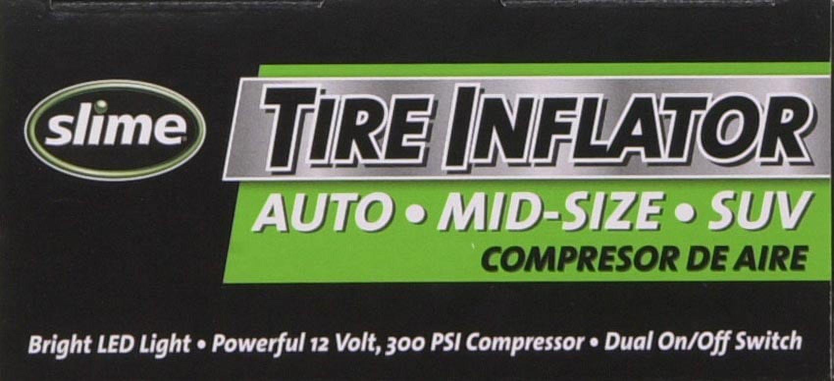Slime 12V Tire Inflator w/ Gauge and Light  40050 - image 4 of 4