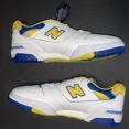 thumbnail image 3 of Size 13 - New Balance 550 White Blue & Yellow Low Tops, 3 of 5
