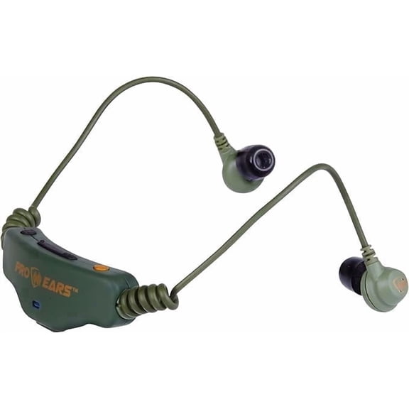 Altus Pro Ears Stealth 28 HT Electronic Hearing Protection – In-Ear Shooting Ear Protection, NRR 28 Noise Reduction, Sound Amplification, Rechargeable, Green