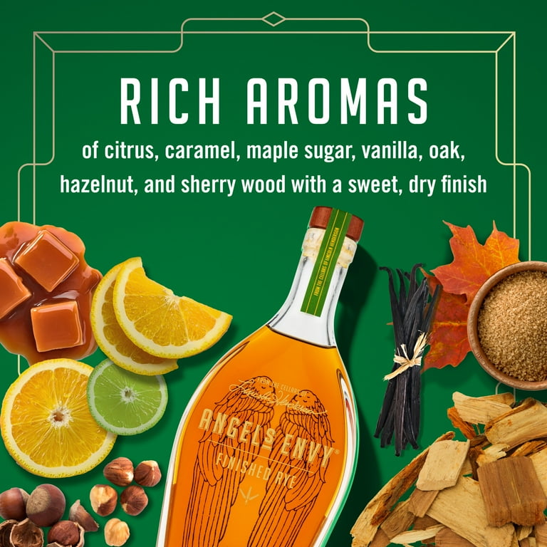 Angel's Envy Finished Rye Whiskey, 750 mL Bottle, ABV 50