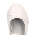 thumbnail image 4 of New Girl Link Gloria-58K Patent Round Toe Strappy hook and loop Mary Jane Ballet Flat, 4 of 5