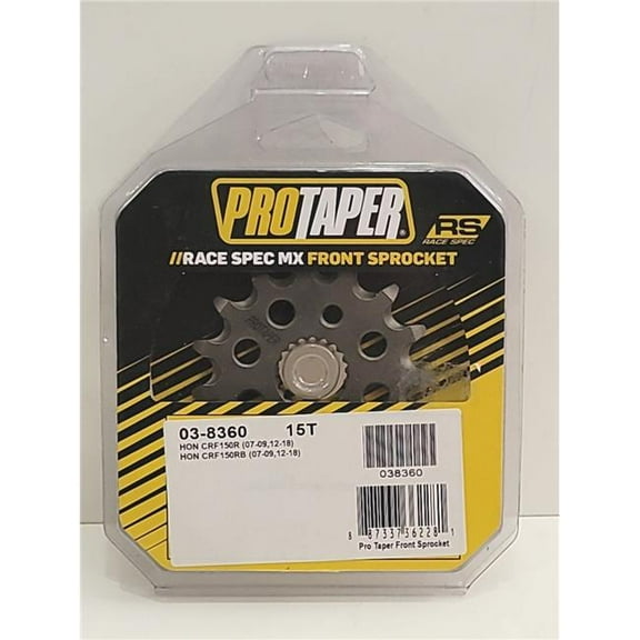 ProTaper 38360 Honda Front Sprocket - 15 Teeth