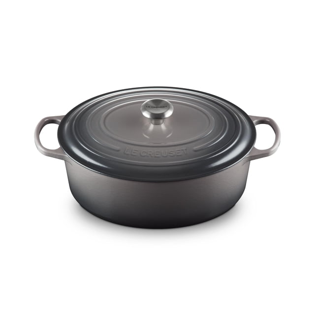Oven Le Creuset Signature de hierro fundido esmaltado Oyster de 8 litros