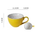 thumbnail image 5 of Taza de café pintada a mano, taza vintage, suministros para cafetería y bar, relieve, 5 of 5