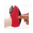 thumbnail image 5 of Fangasis Infant Sock Slippers Comfort Christmas Floor Socks Slip On Home Shoes Indoor Cozy Crib Shoe Red Christmas Tree 6toddlers, 5 of 8