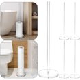 thumbnail image 4 of Soporte Papel Higiénico Independiente Rollo Acrílico para Baño 5 Uds., 4 of 4