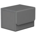 thumbnail image 1 of Trading Card Storage Box with Lid Holder Large Capacity Organizer Gaming Cases Container Carrying Organization for Adults Gray, 1 of 6