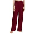 thumbnail image 4 of Aislor Girls Boys Christian Liturgical Praise Dance Pants Celebration of Spirit Wide Leg Trousers Dancewear Burgundy 14, 4 of 7