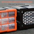 thumbnail image 4 of Hardware Tool Partition Storage Box Nuts Bolts Screws Parts Container Electronic Products Storage Drawer Cabinet, 4 of 8
