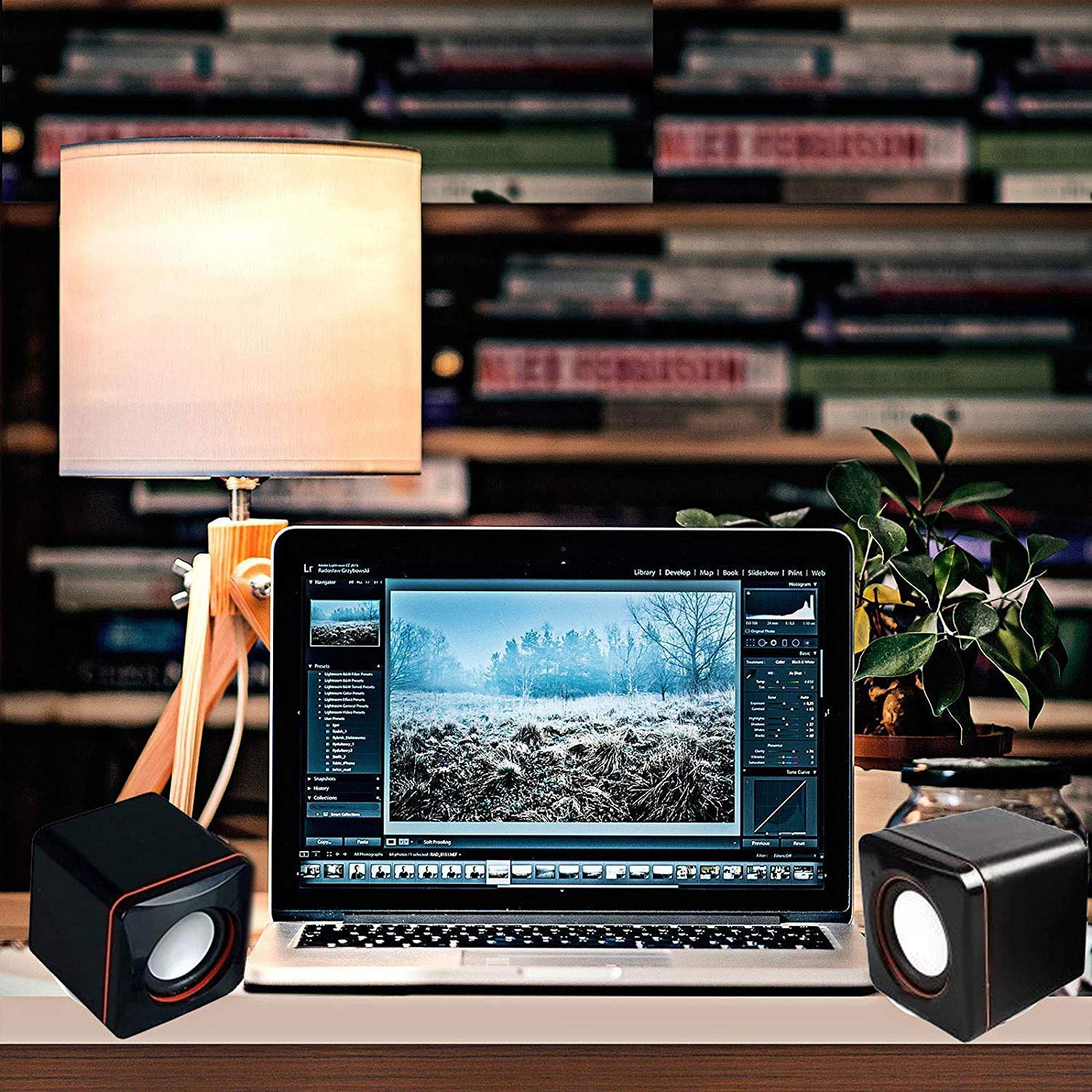 Portable Computer Speakers USB Powered Desktop Mini Speaker Bass Sound  Music Player System Wired Small Speaker - Walmart.com