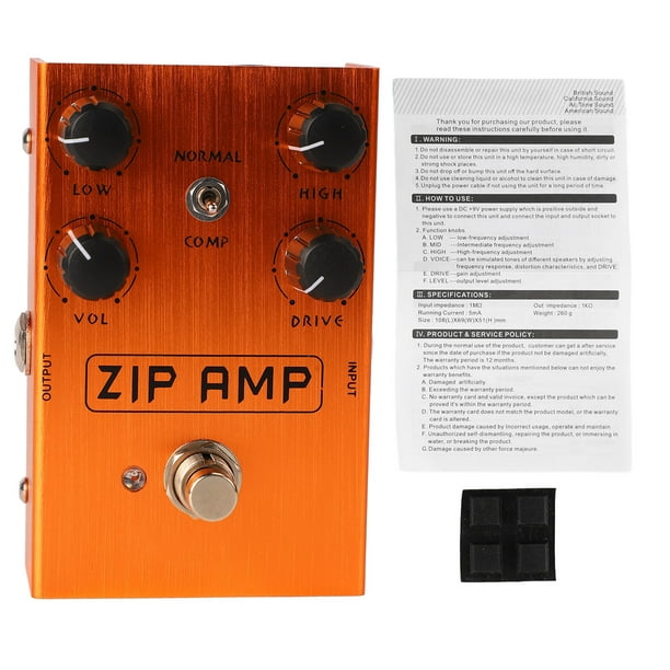 Pedal de accionamiento de efectos de guitarra eléctrica Jadeshay Tipo A