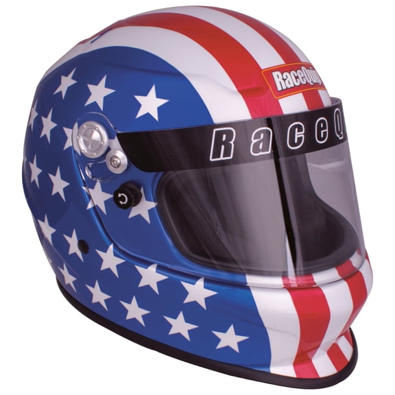 RaceQuip® 2261296RQP Pro Youth Racing Helmet SFI 24.1 Red/White/Blue One Size Fits All