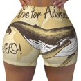 thumbnail image 2 of Lsque We Live for Adventure Pattern High Waisted Biker Shorts for Women-Tummy Control Fitness Athletic Workout Running Yoga Gym Shorts,Moisture-Wicking-XX-Large, 2 of 9