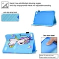 thumbnail image 4 of Allytech Case for Apple iPad mini 5/ mini 4/ mini 3/ mini 2/ mini, PU Leather Folio Flip Stand Smart Cover Auto Sleep Wake Protection TPU Back Cover Case for Apple iPad Mini, Unicorn, 4 of 4