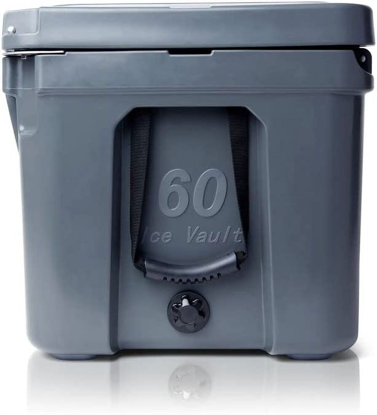 Blue Coolers Ice Vault – 60 Quart, Roto-Molded Ice Cooler | Large Ice Chest Holds Ice up to 10 Days |