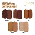 thumbnail image 3 of Juvia's Place Bronzed Duo Bronzer Tan - Polvo bronceador mate suave para contorno, polvo bronceador prensado, polvo bronceador de larga duración y edificable, adecuado para tono de piel bronceado, 3 of 7