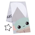 thumbnail image 4 of Lambs & Ivy Star Wars The Child/Grogu/Baby Yoda Fleece Milestone Blanket w/ Star, 4 of 4