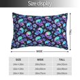 thumbnail image 2 of Kdxio Cotton Pillow Cases 20"x30" Pillowcases,Soft and Breathable Bedroom Pillow Cases-Skull flower tie dye-No Pillow Core, 2 of 5