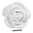 thumbnail image 4 of MLINS Ceramic White Door Knob with Floral Design for Cabinet Handle Home Use Easy Installation, 4 of 8