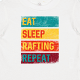 thumbnail image 4 of Inktastic Whitewater Rafting Eat Sleep Rafting Repeat Boys or Girls Baby T-Shirt, 4 of 5