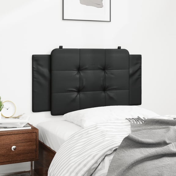 vidaXL Full Modern Headboards Panel, Black